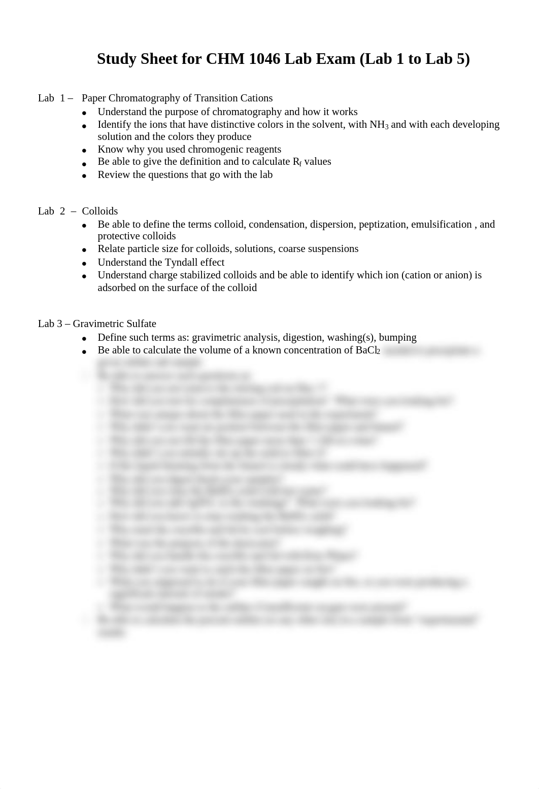 CHM1046 Study sheet for Labs 1 - 5 (2).pdf_dgljx0hu82h_page1