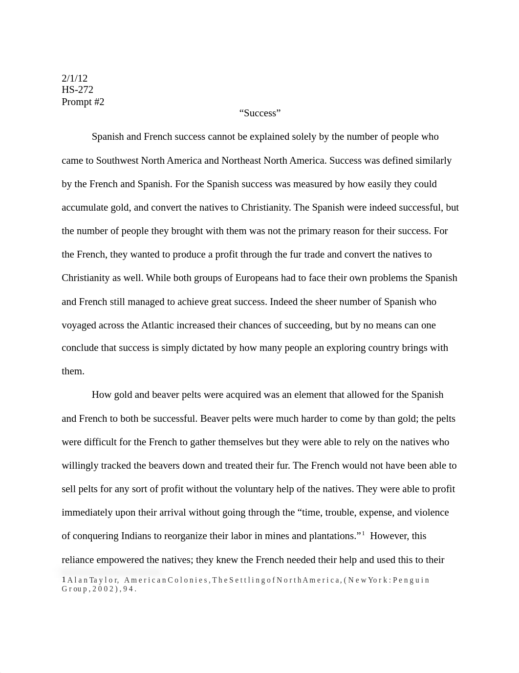 Spanish French Successful Colonization Essay_dglry7pnr6c_page1