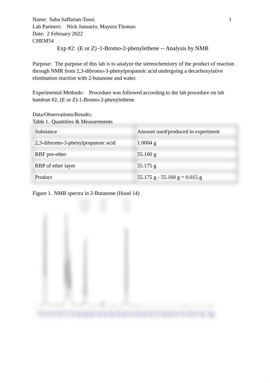 Saba's CHEM54 Exp #2.pdf_dglzcjq94u4_page1