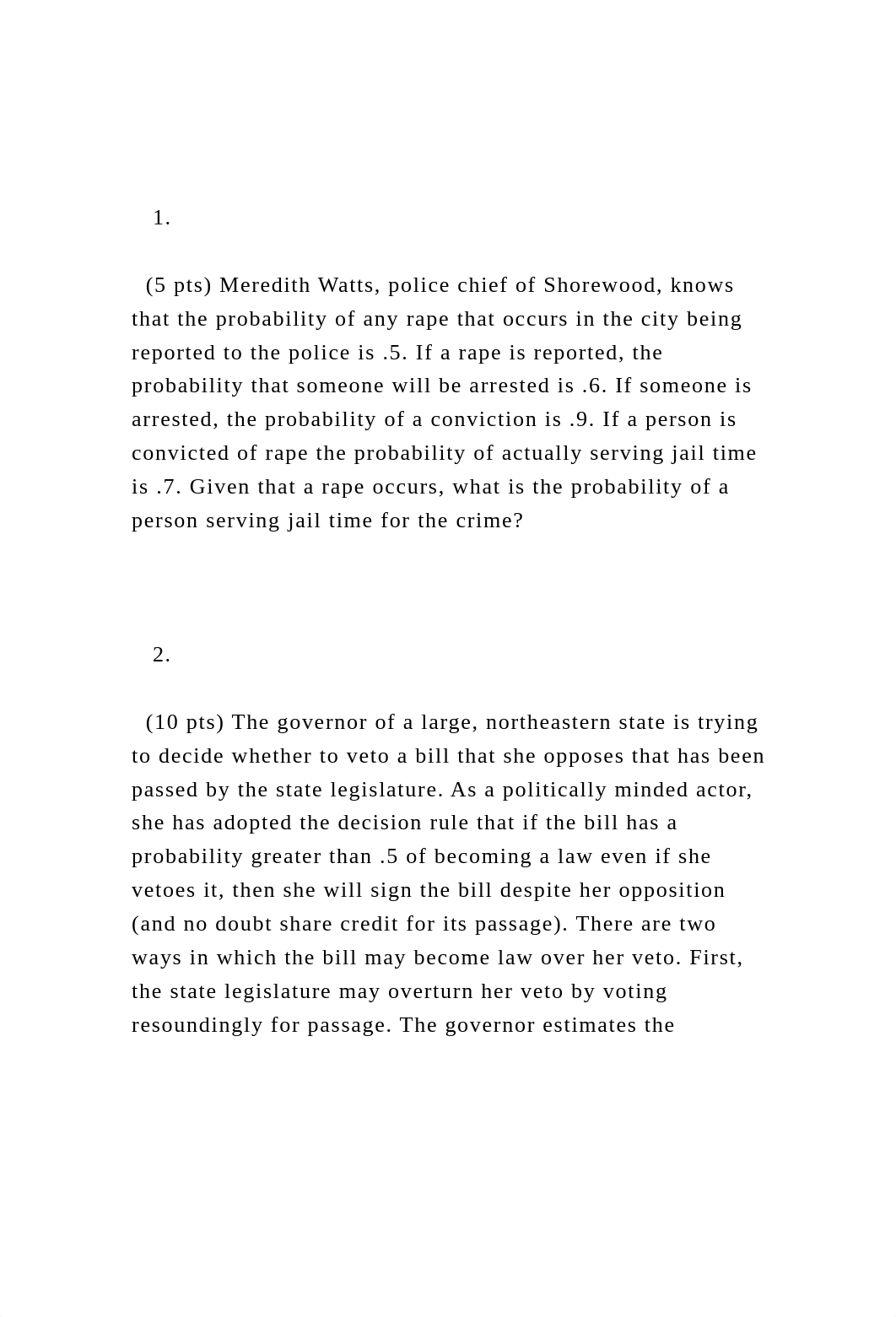 1.    (5 pts) Meredith Watts, police chief of Shorewood, kno.docx_dgm5lj51che_page2