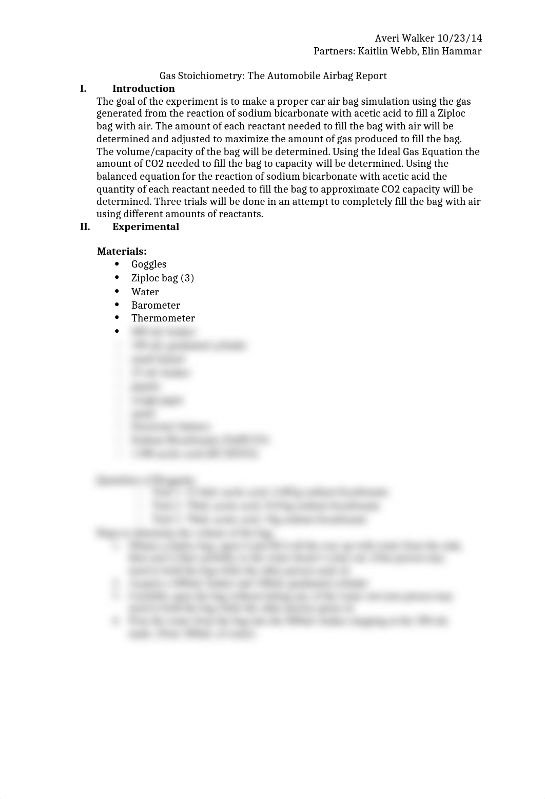 Gas Stoichiometry lab report (procedure 2)_dgm8m029uct_page1