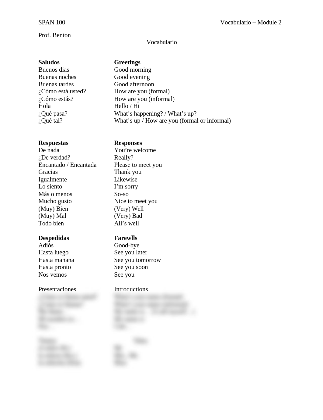 SPAN 100 - Vocabulario - Module 2.rtf_dgmlmjke4nx_page1