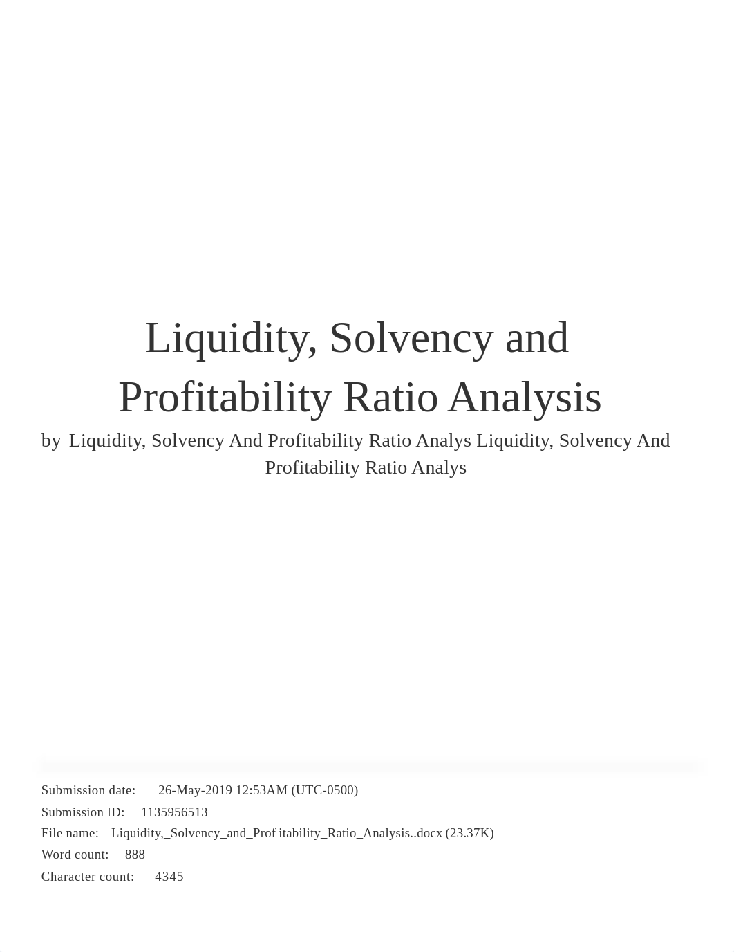 Liquidity, Solvency and Profitability Ratio Analysis(Turnitin report).pdf_dgmrx1rd08t_page1