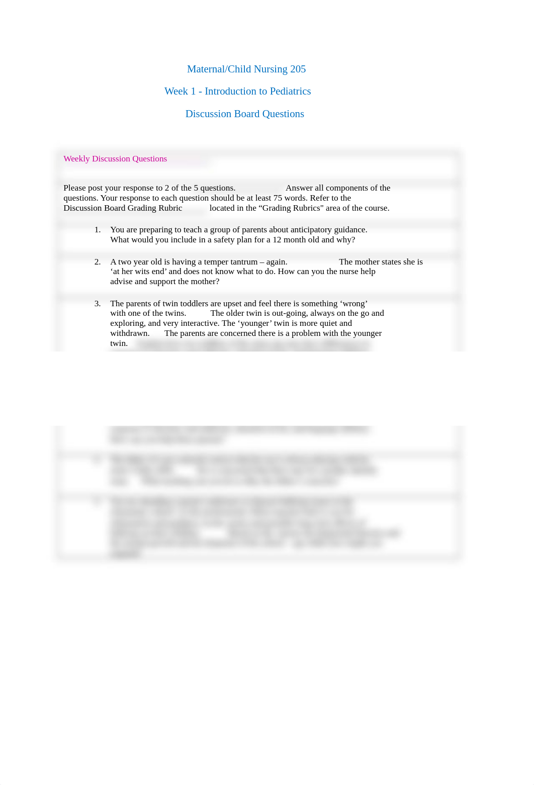 Week 1-2 Peds DBQuestions1.docx_dgn08q975tt_page1