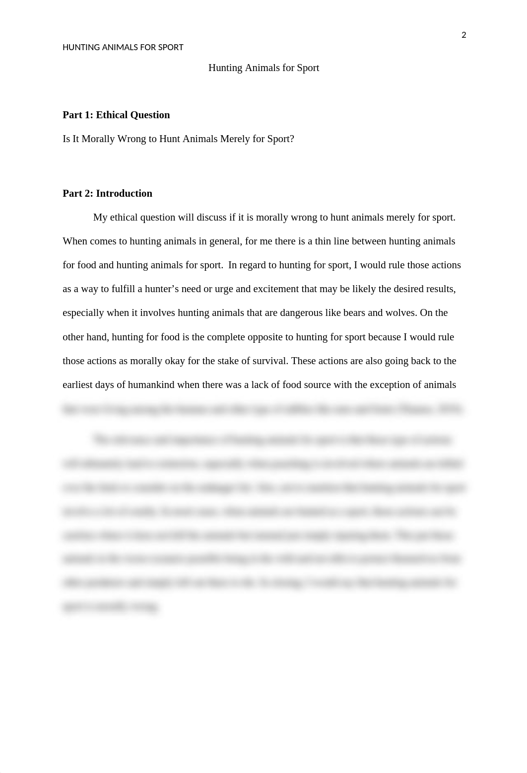 PHI208 WEEK 1 Assignment-Is it morally wrong to hunt animals merely for sport.docx_dgn3ckazjj0_page2