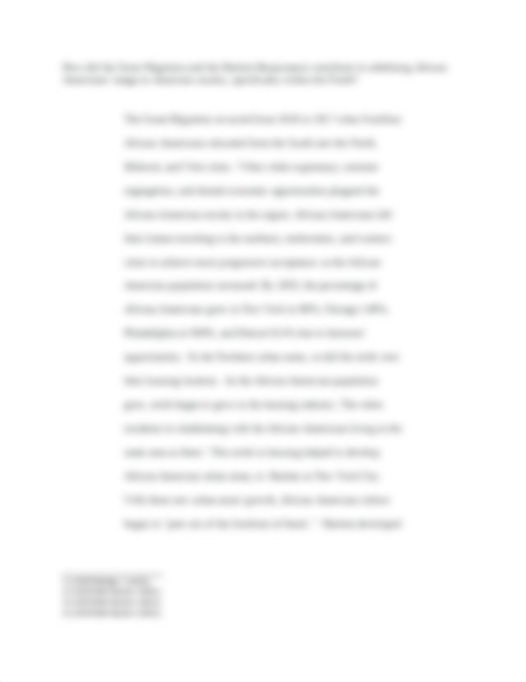 How did the Great Migration and the Harlem Renaissance contribute to redefining African Americans.do_dgncq9y5sm8_page1