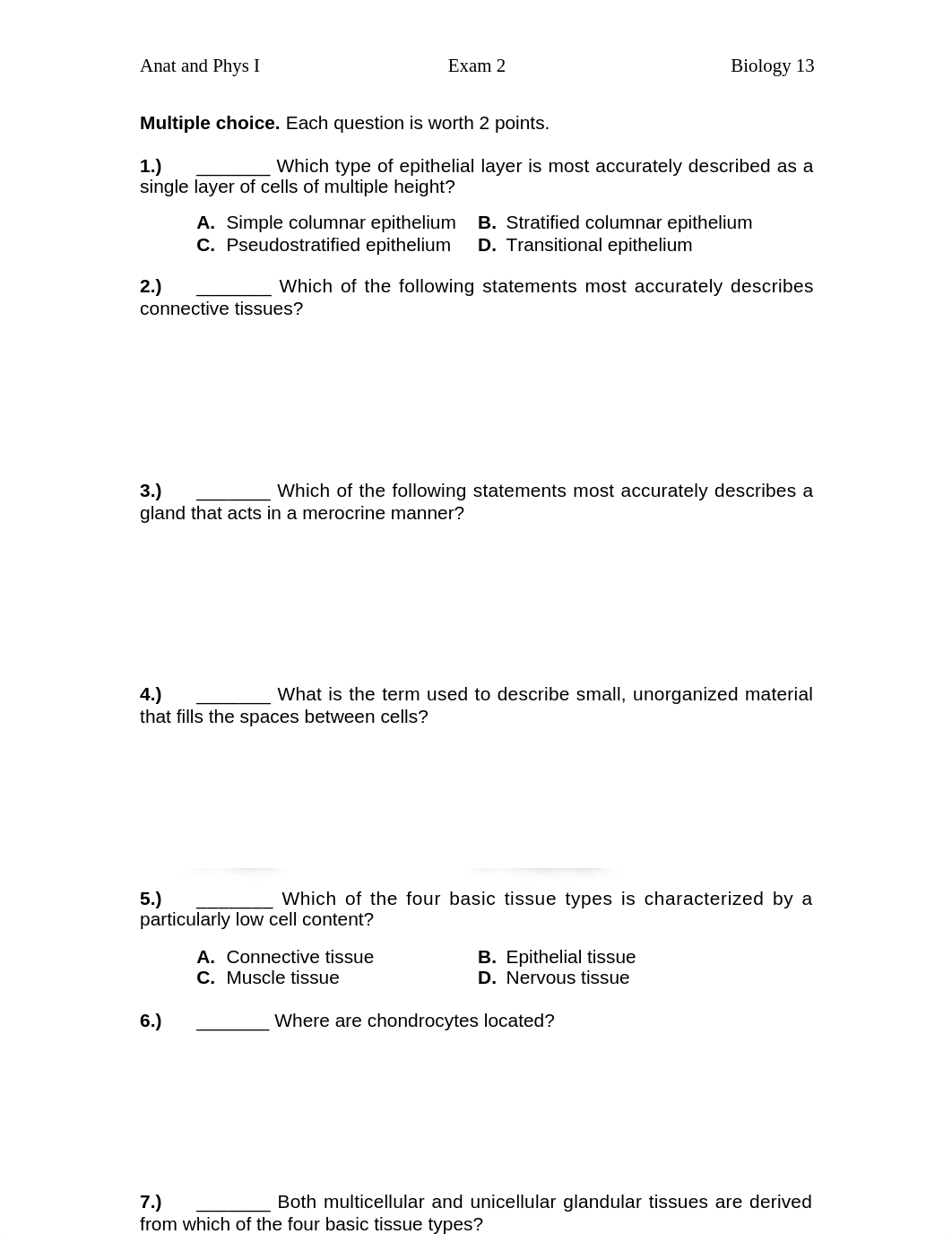 Lecture Exam #2 Biology 13 2008 Summer.docx_dgngsldl54b_page2