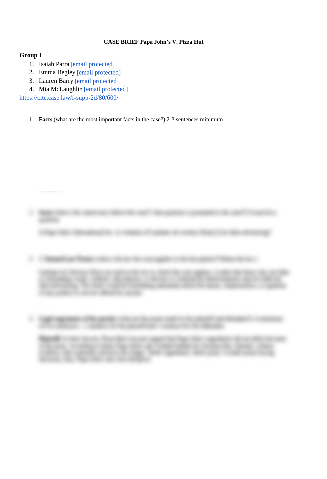 Case Brief Group #1- Pizza Hut v. Papa John's .docx_dgniepgojp8_page1