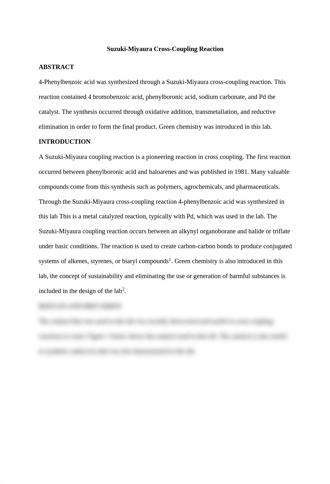 Suzuki-Miyaura Cross-Coupling Reaction-lab report.pdf_dgnii4rrgp8_page1