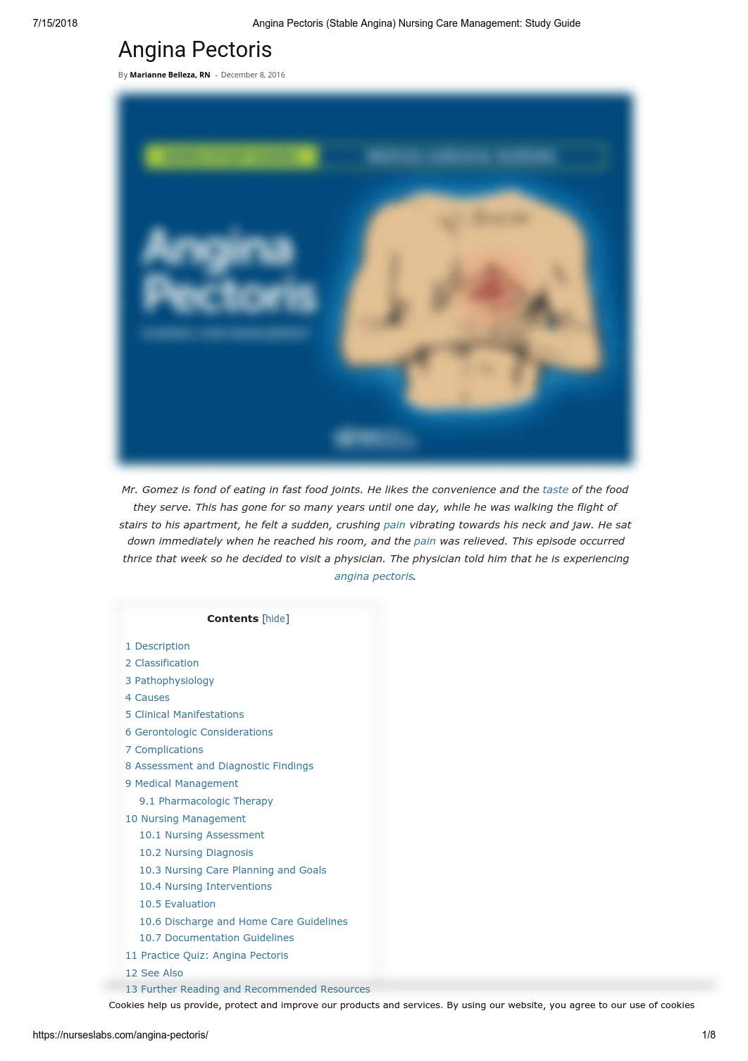 NURSESLABS~Angina Pectoris (Stable Angina) Nursing Care Management - Study Guide.pdf_dgnkjw2tmp9_page1