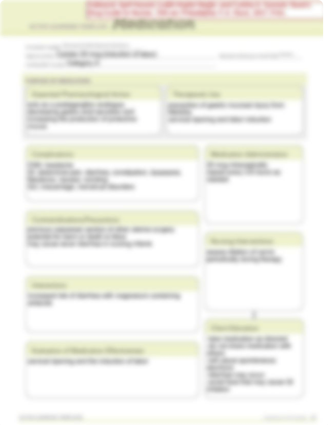 Medication Cytotec 25 mcg induction of labor_dgnwnrs6332_page1