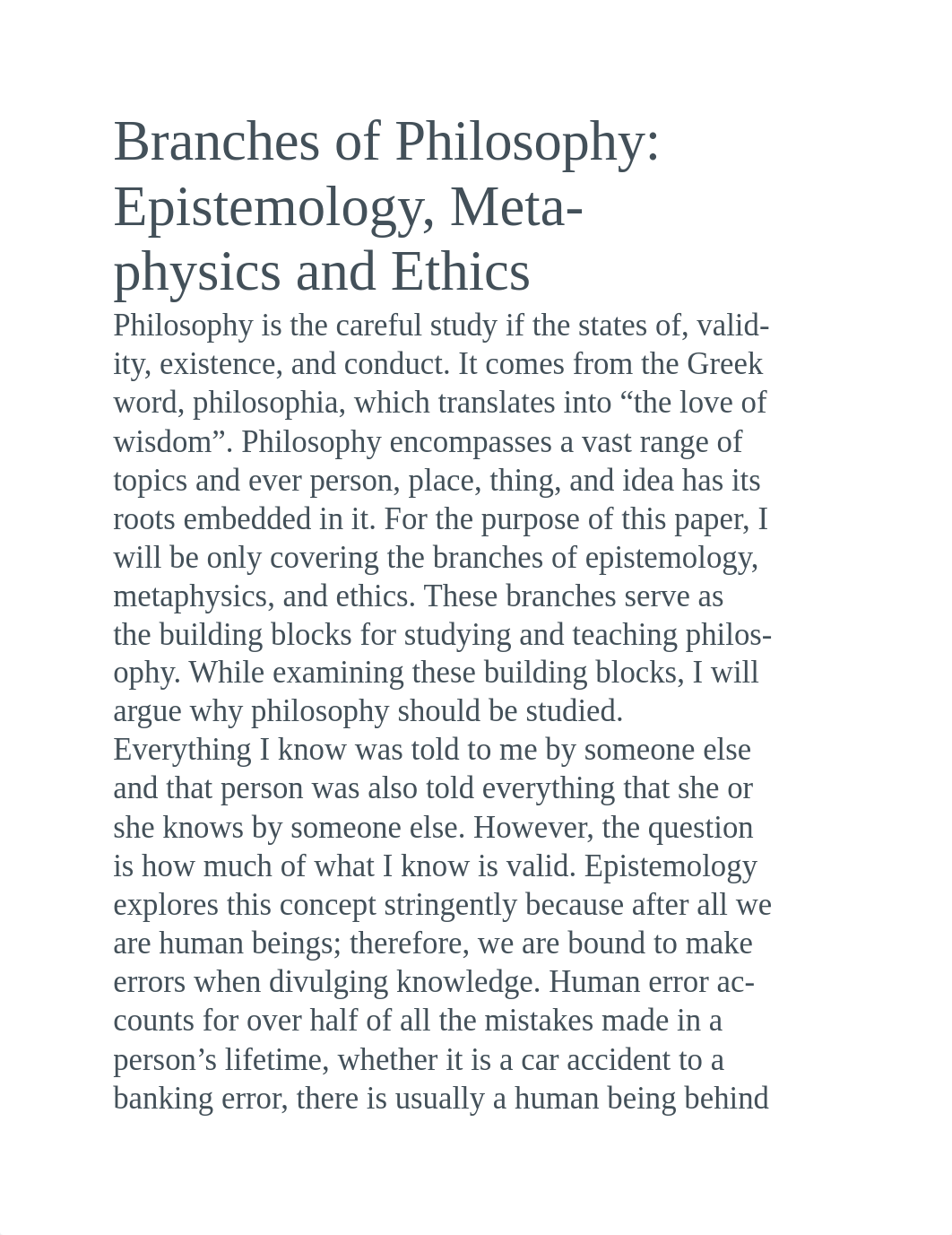 Branches of Philosophy- Epistemology, Metaphysics and Ethics.docx_dgo5446xw6v_page1