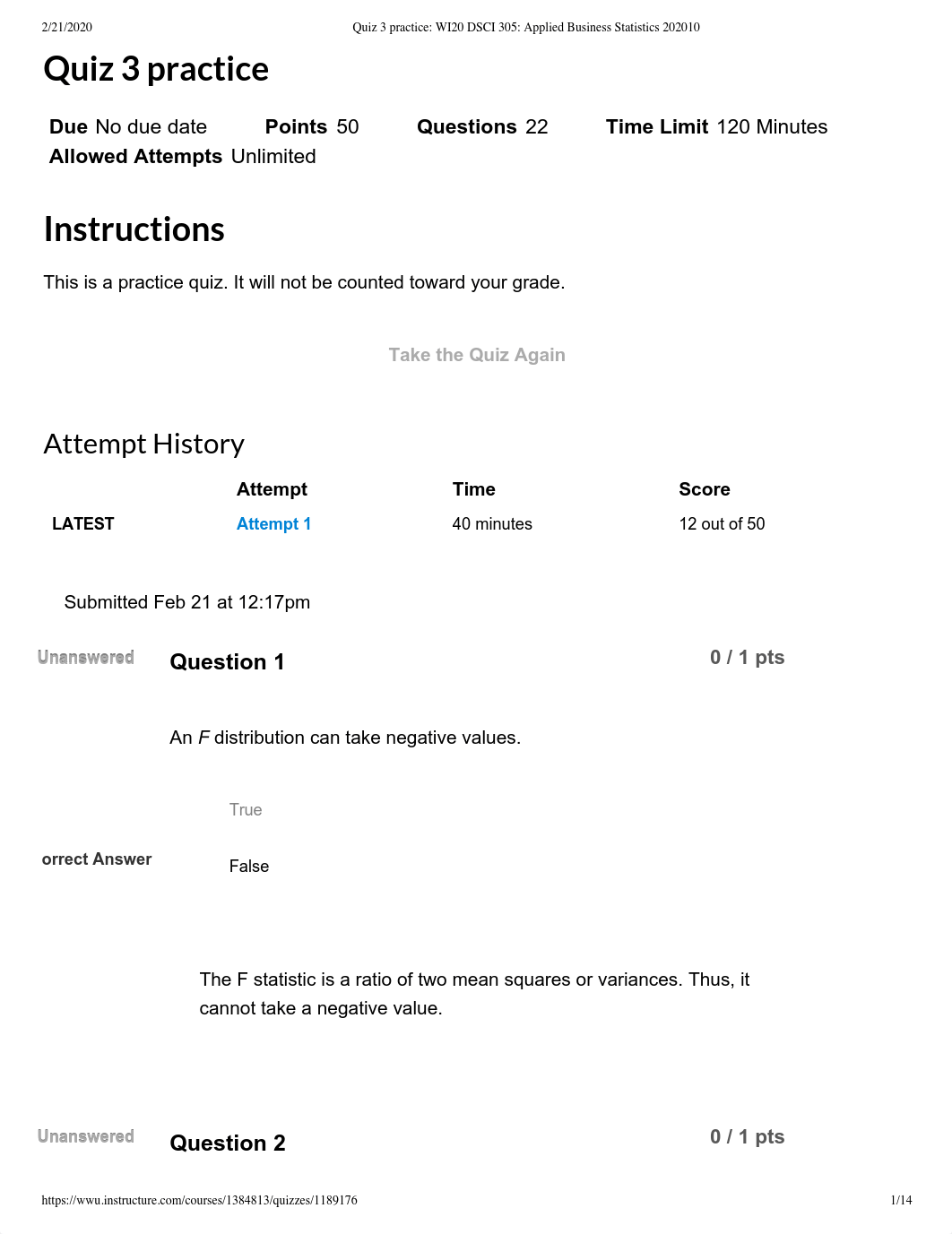 Quiz 3 practice_ WI20 DSCI 305_ Applied Business Statistics 202010.pdf_dgoe3a8rbfd_page1