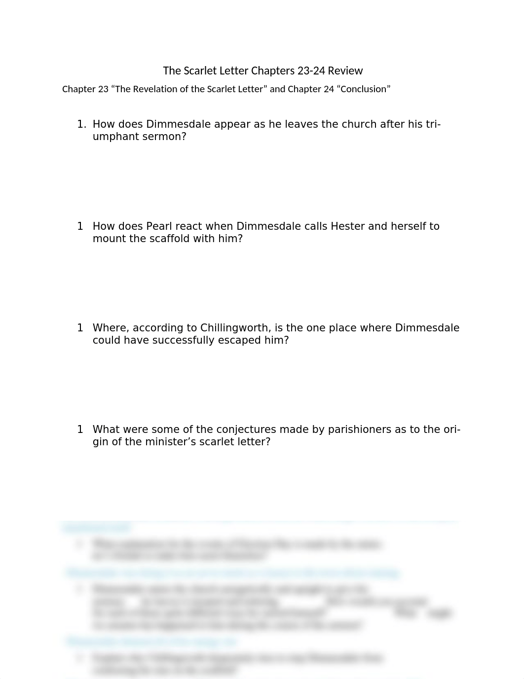 The Scarlet Letter Chapters 23-24 Review Week 12_dgojfnn8x8z_page1