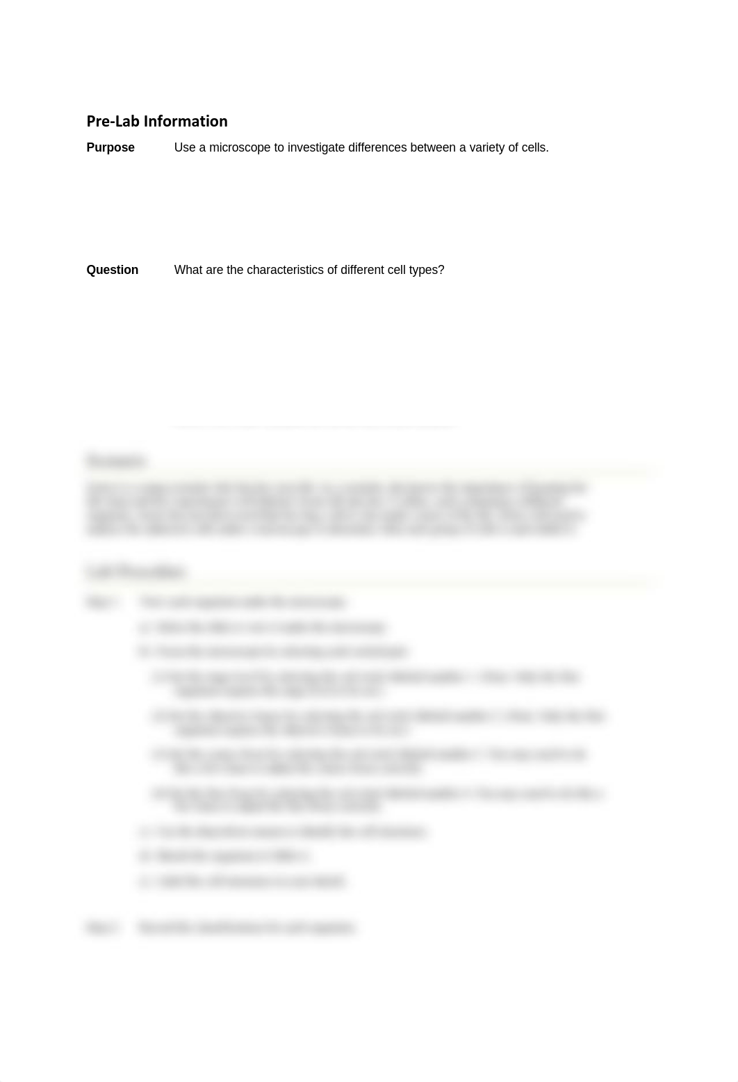 Bio - Virtual Lab Guide - Exploring Cells.pdf_dgot0hx4hzn_page1