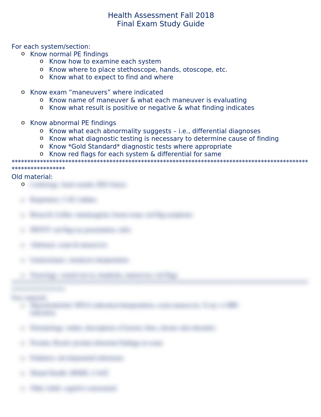 Health Assessment  Final Exam Study Guide.docx_dgpgl0o2dev_page1