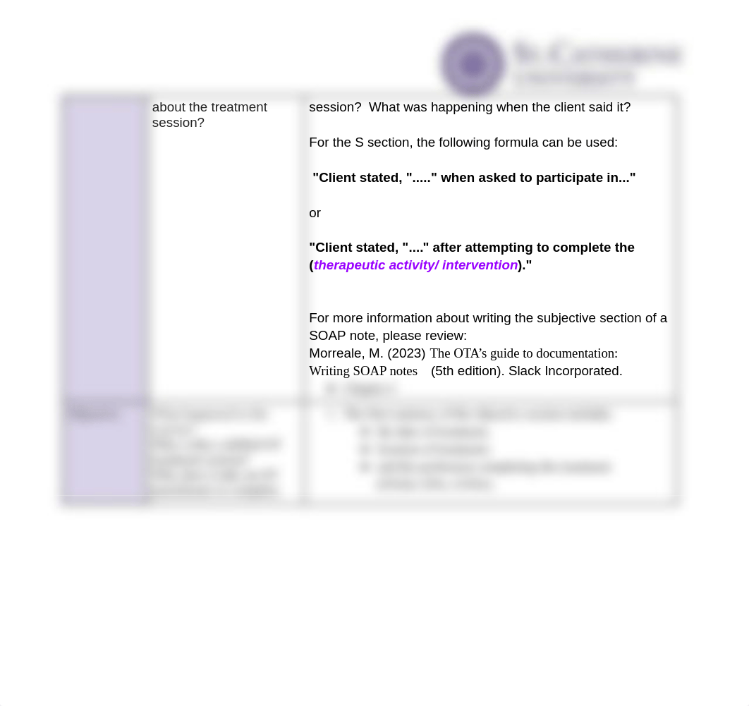 SOAP Note Tips- St. Catherine University OTA Program.docx_dgpmxayquky_page4