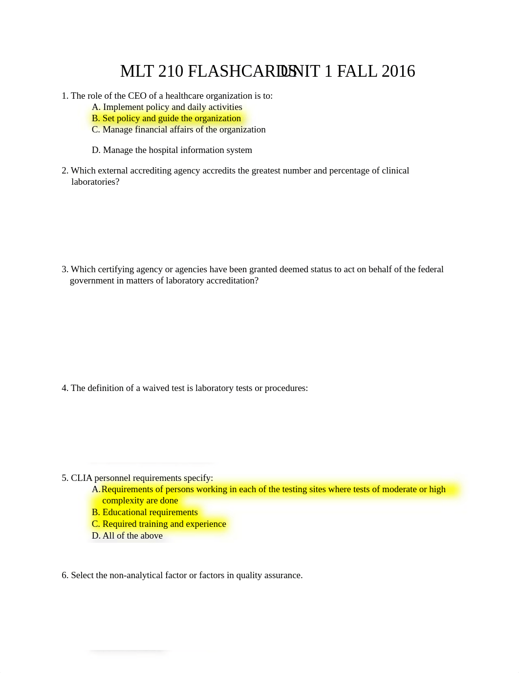 MLT 210 FLASHCARDS  UNIT 1 FALL 2016.docx_dgpv8kewg13_page1