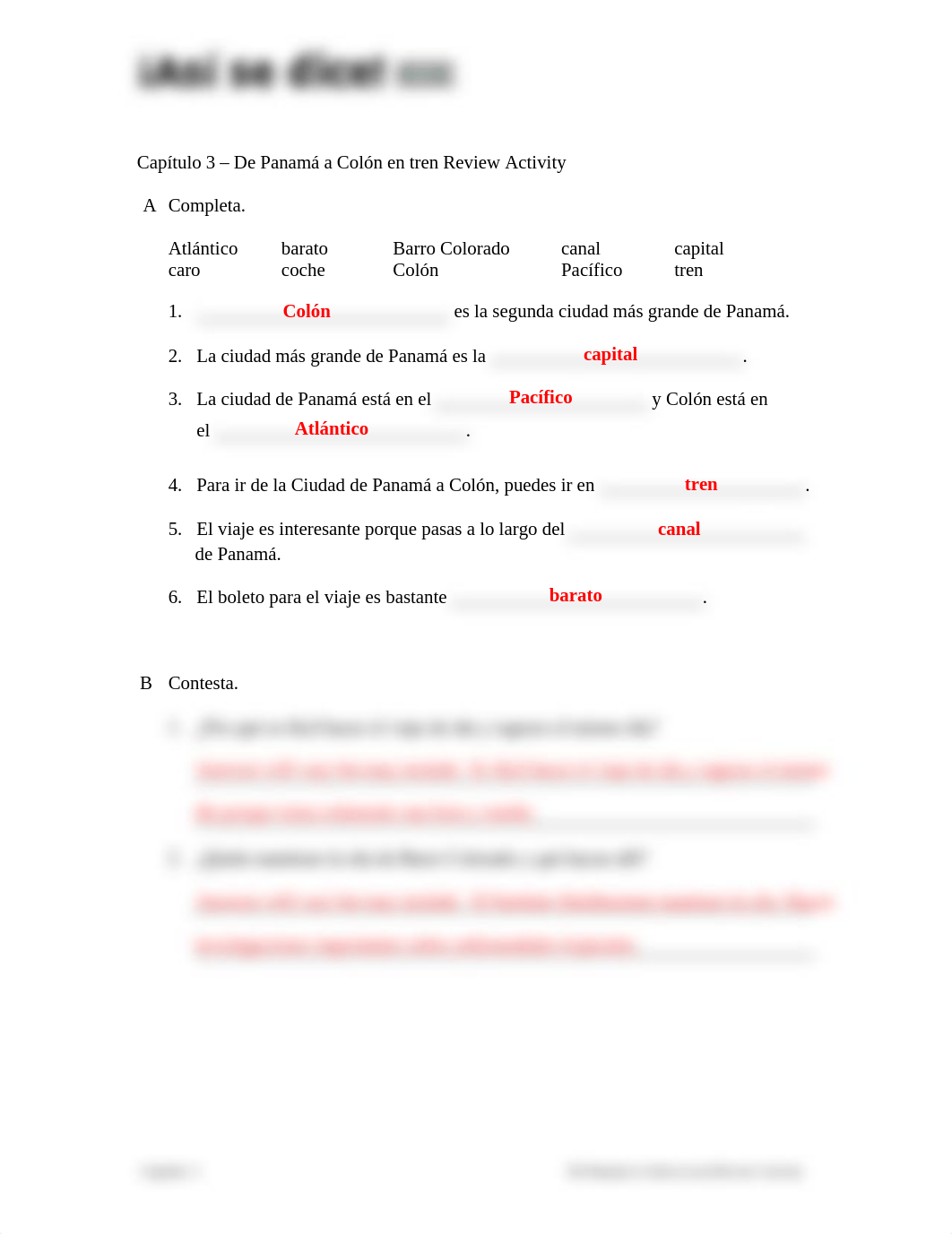 De_Panam_a_Col_n_en_tren_Review_Activity_Answer_Key_Cap_tulo_3.docx_dgpxo391dmb_page1