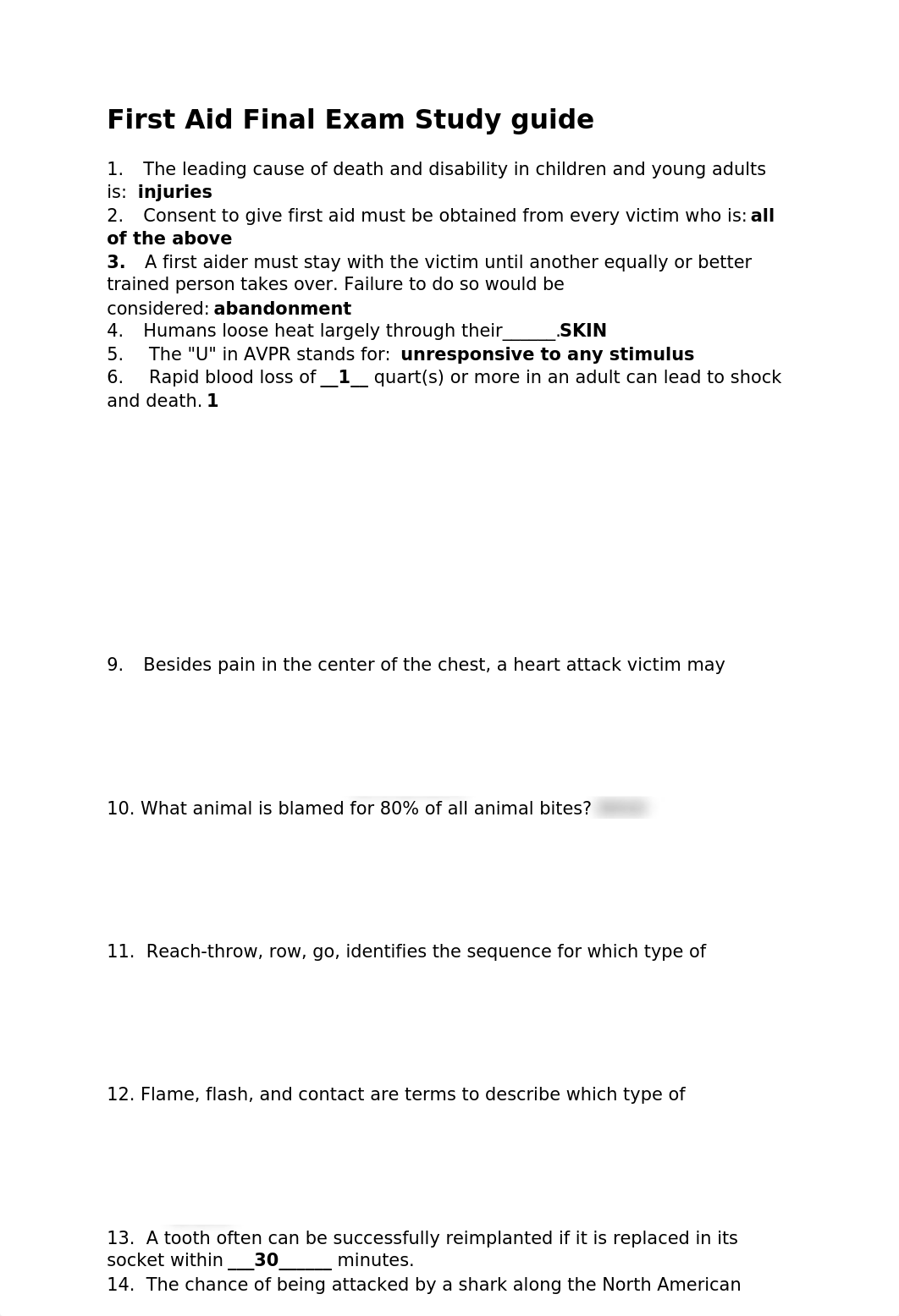 First Aid Final Exam Study guide.docx_dgpya3ojcgk_page1