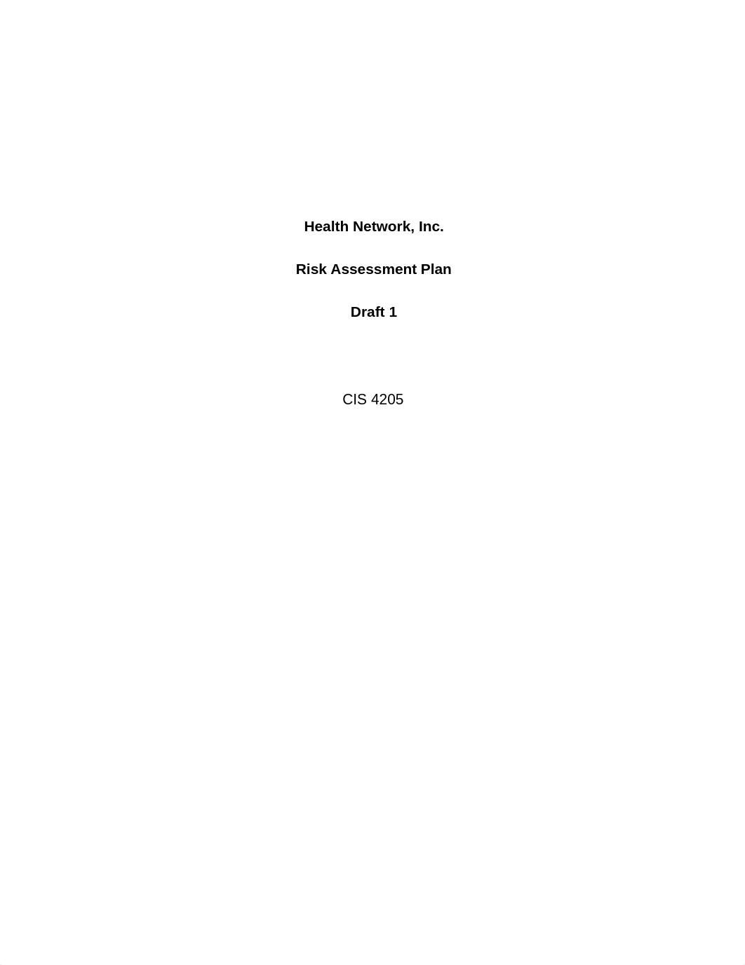 CIS4205 Risk Assessment Plan Draft - Kevin Feldhaus.docx_dgqk98szdhn_page1