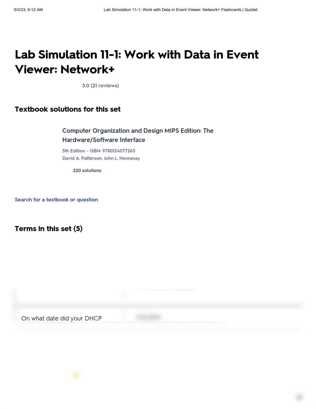 Lab Simulation 12-1_ Work with Data in Event Viewer_ Network+.pdf_dgqpjan4wmf_page1