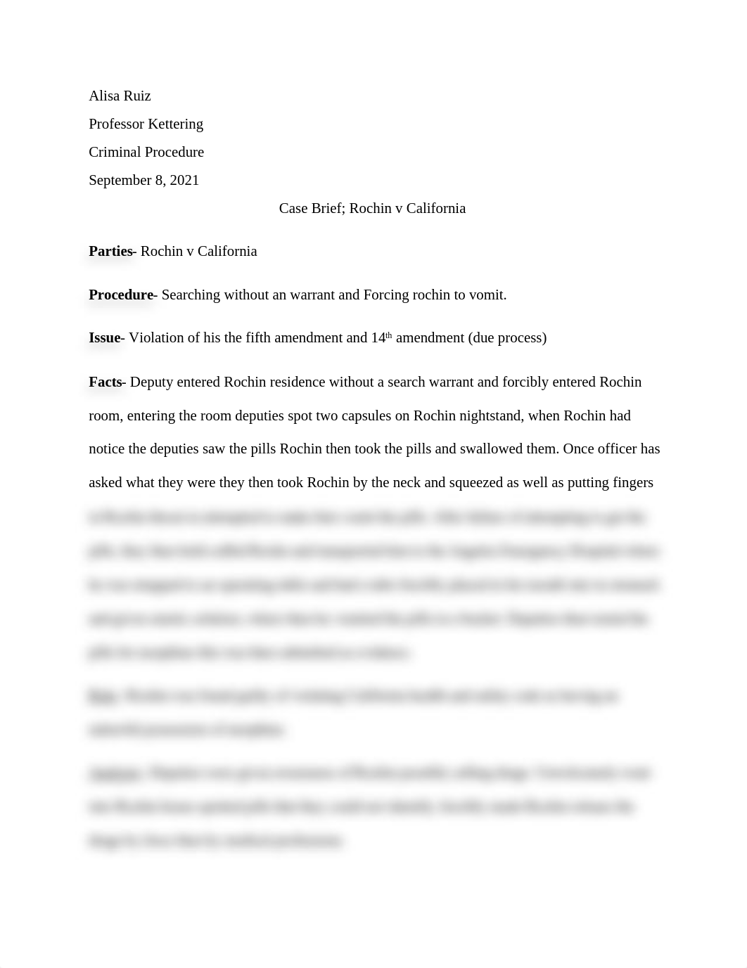 Case Brief Rochin v California .docx_dgqubbjdyls_page1