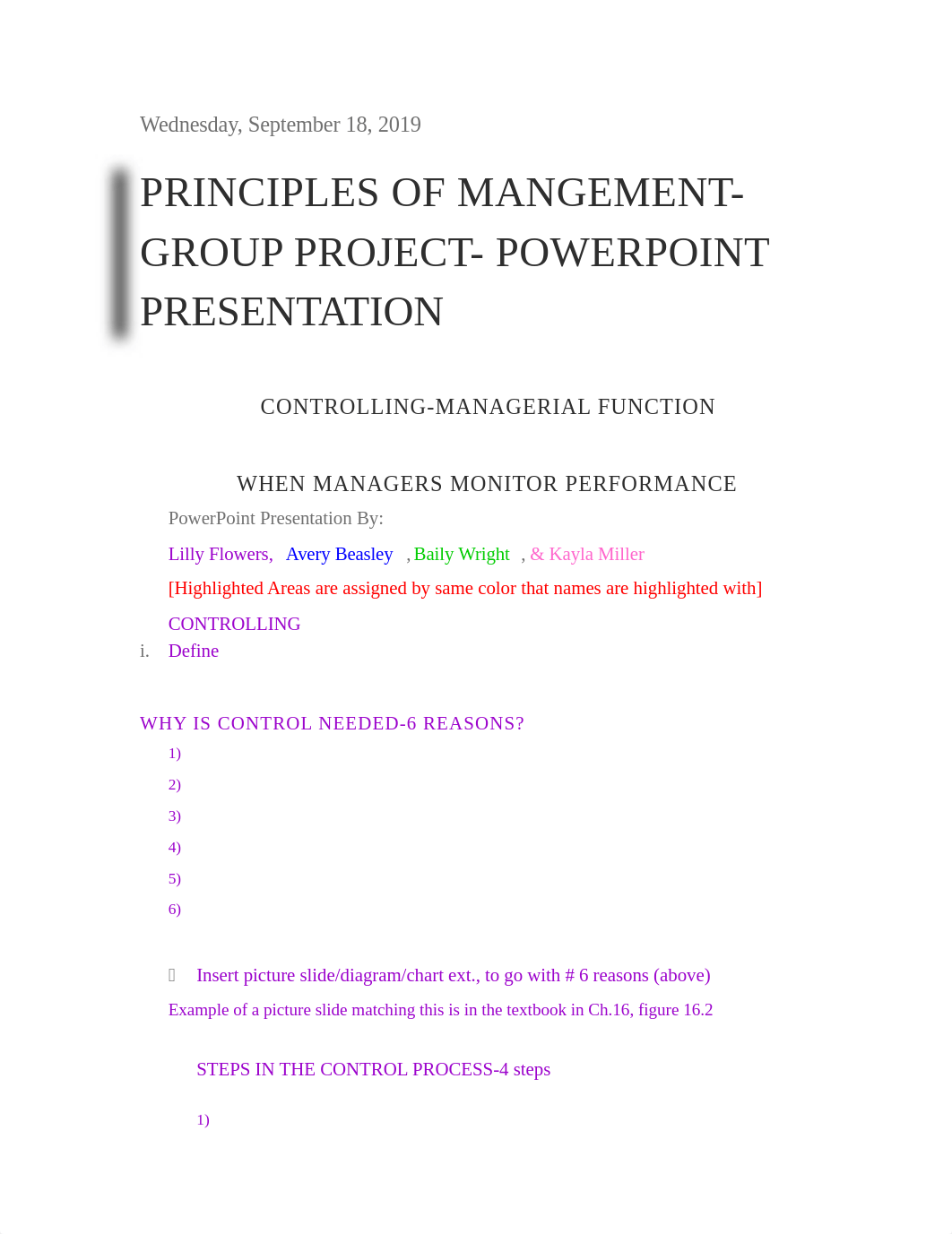 principles of management group powerpoint presentation OUTLINE.docx_dgr5q7a5ow4_page1