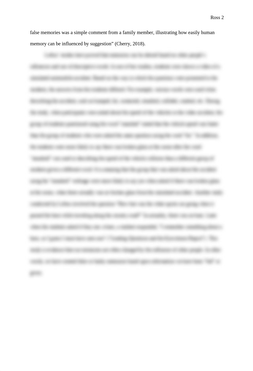 Reaction Paper - Loftus on Memory.docx_dgr8gqh3k43_page2