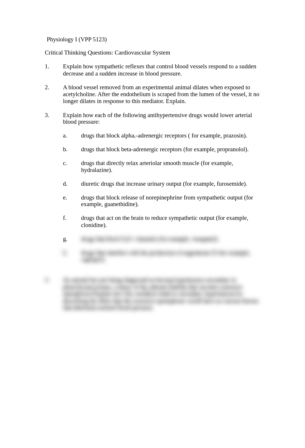 Physio 1 - Exam 2 -Critical Thinkiong Questions of The Cardiovascular System.doc_dgr9pkn60ln_page1