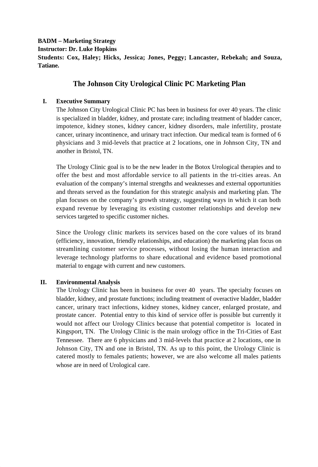 The Urology Clinic Marketing Plan.docx_dgror1cw2z2_page1