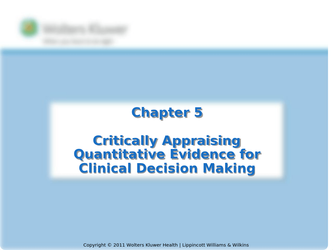 Chapter 5 - Critically Appraising Quantitative Evidence.ppt_dgrsjyruayq_page1