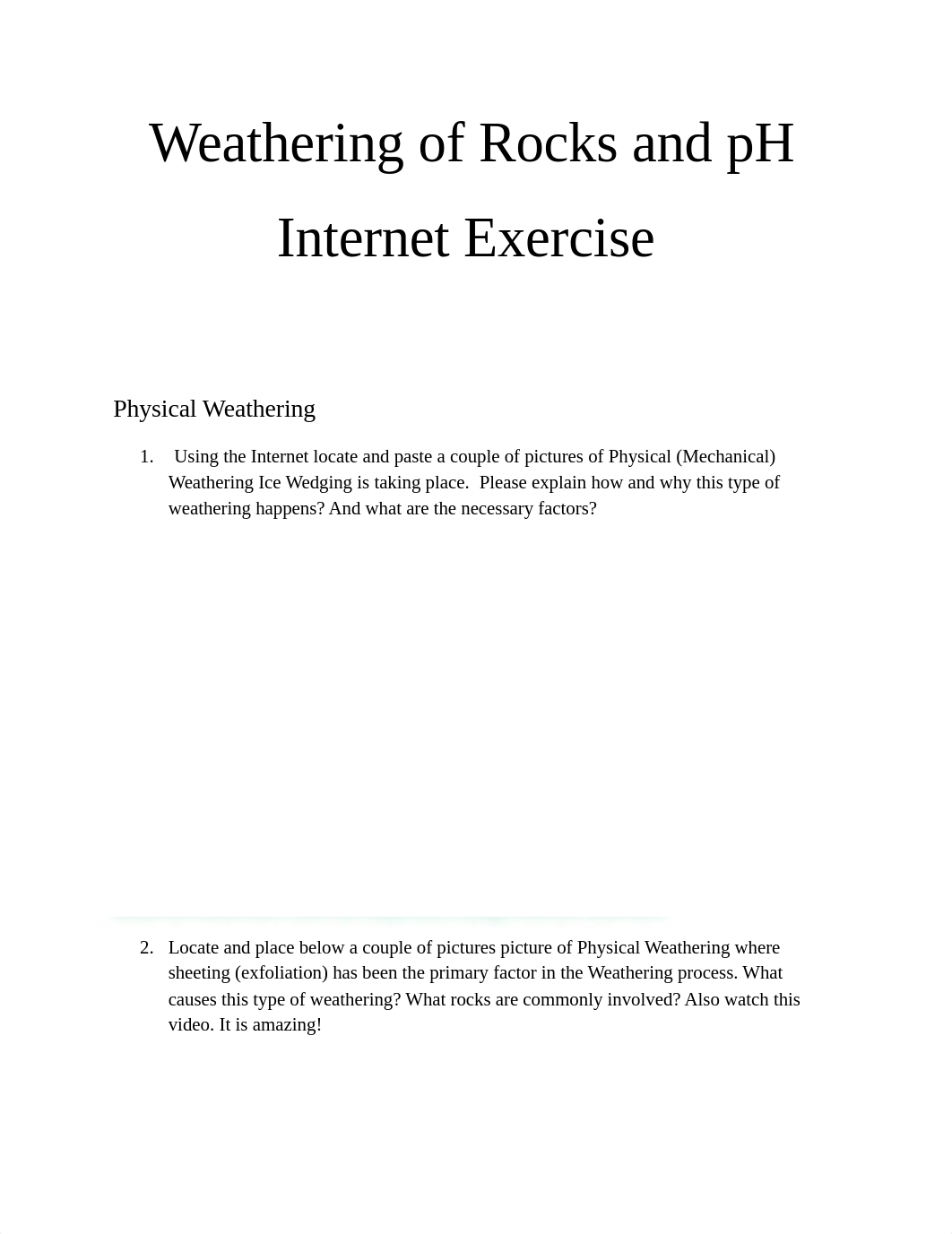 Weathering of Rocks and pH (3).docx_dgrulyew36h_page1