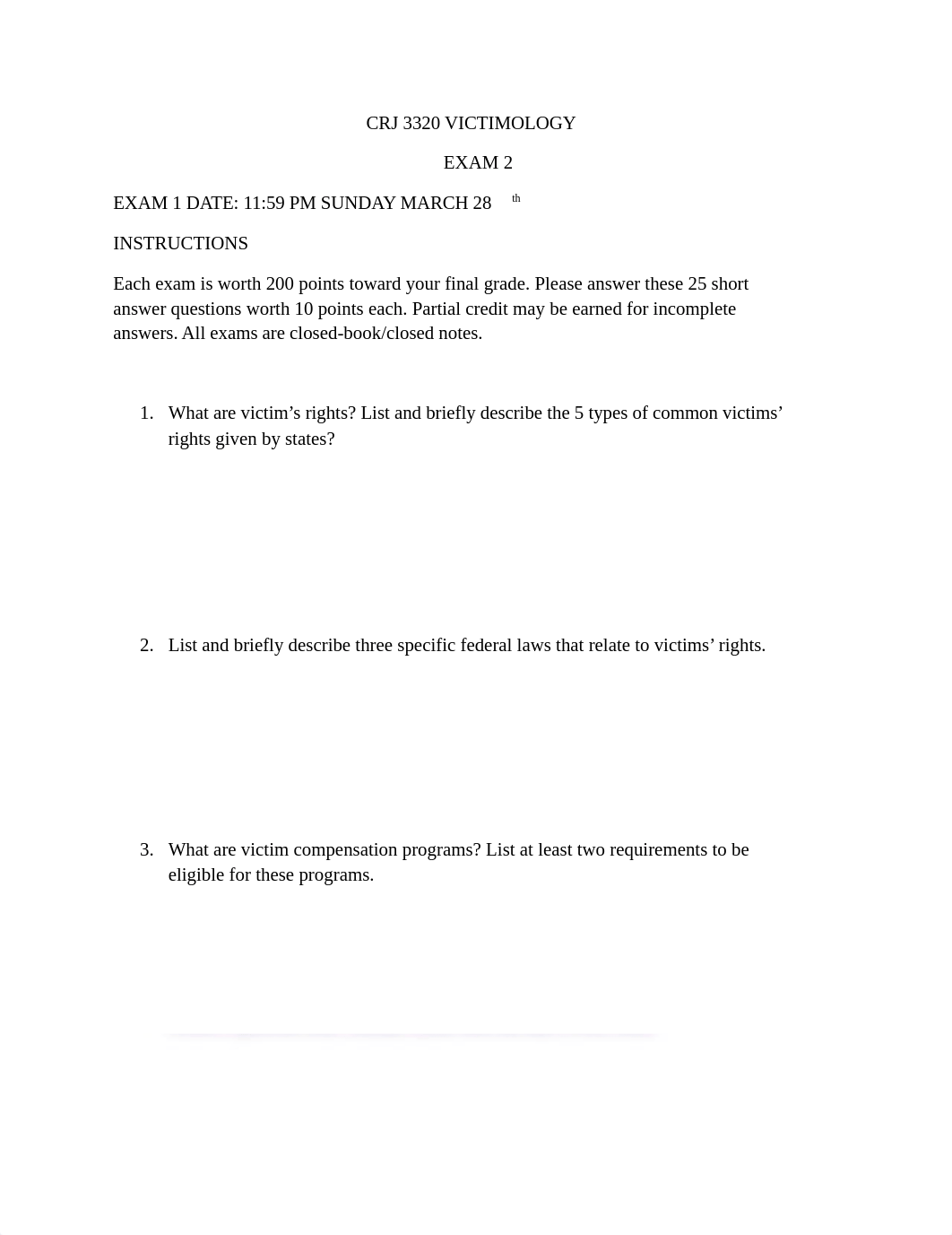 Victimology Exam 2 .docx_dgs9guhexd8_page1