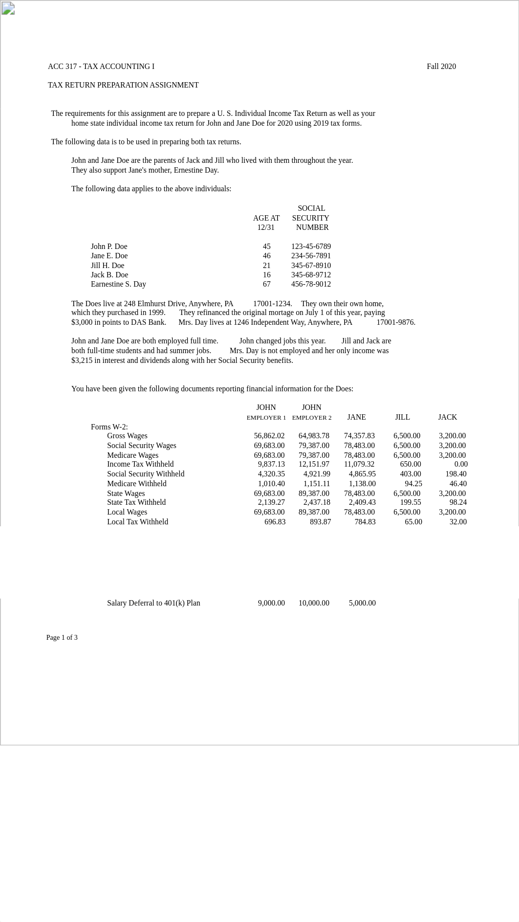 Tax Return Preparation Assignment - Fall 2020.pdf_dgsj5e9cxuh_page1