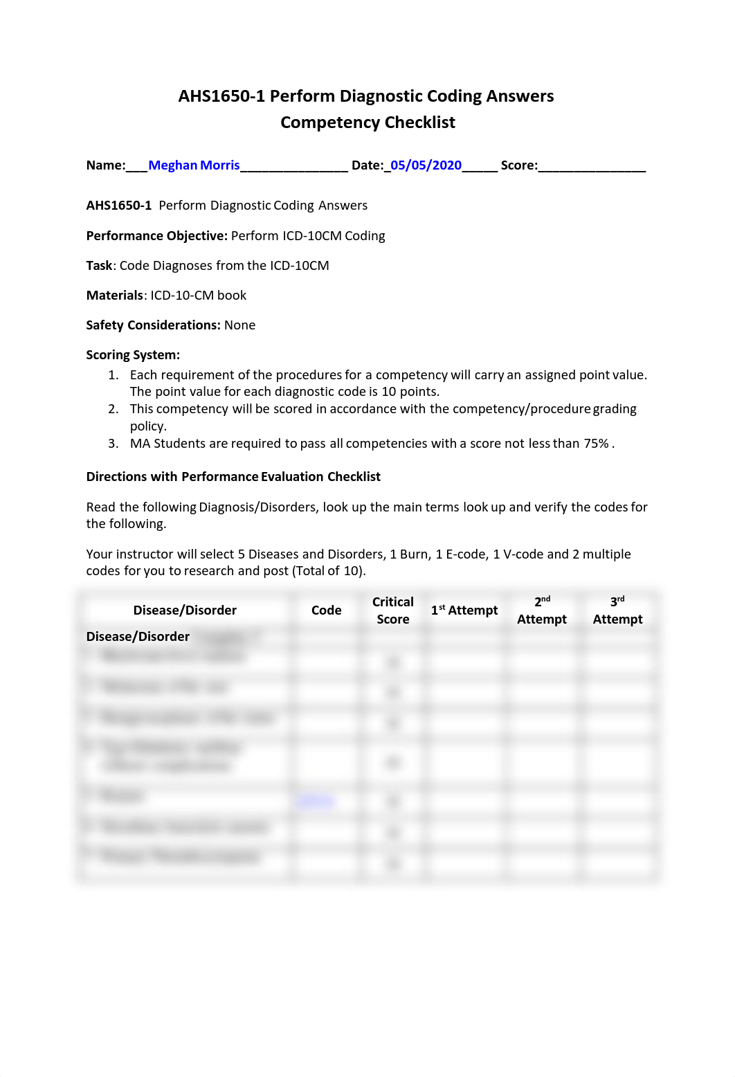 AHS1650-1 Diagnostic Coding Competency .pdf_dgsruc08et3_page1