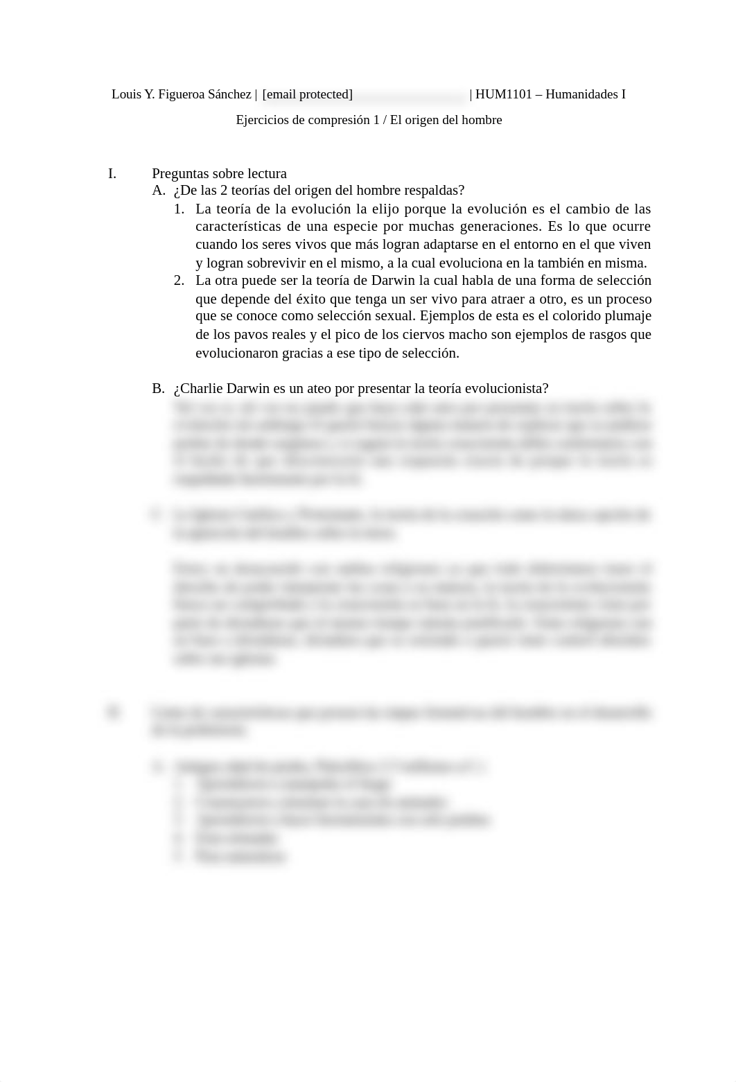 HUM1101 M2 Ejercicios de compresion 1 El origen del hombre.docx_dgsuomqzjax_page1