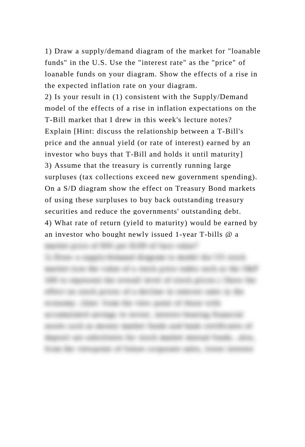 1) Draw a supplydemand diagram of the market for loanable funds i.docx_dgt9d3wxlm4_page2