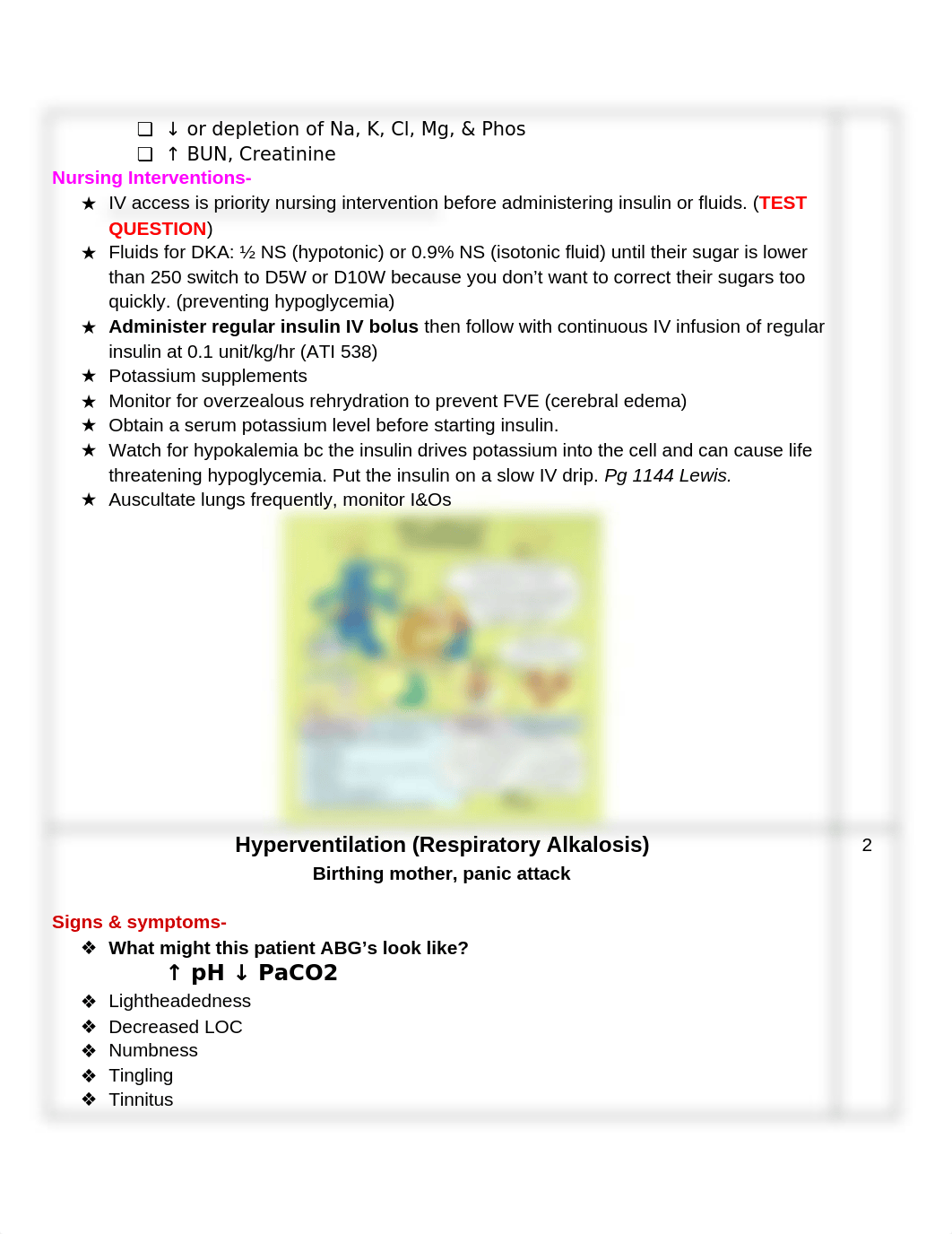 1533 Exam 3 Fluid & Electrolytes_Acid Base.docx_dgtb1aphlah_page2