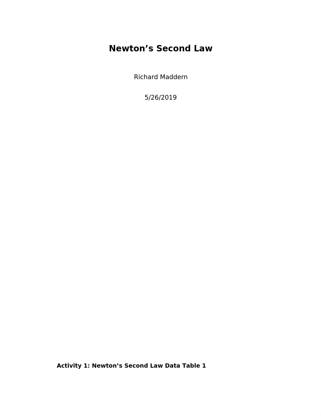 PHY 101L M3 Newtons Second Law Lab Report.docx_dgthja0113u_page1