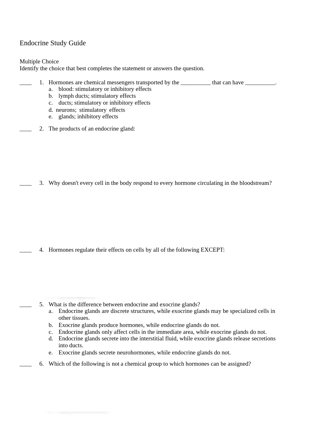 BIOL 1108K Endocrine Study Guide.pdf_dgtqjxsyuc7_page1