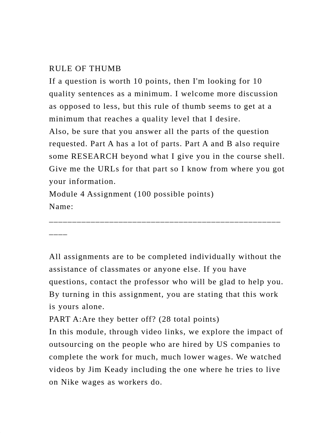 RULE OF THUMBIf a question is worth 10 points, then Im looking .docx_dgts2y770yc_page2