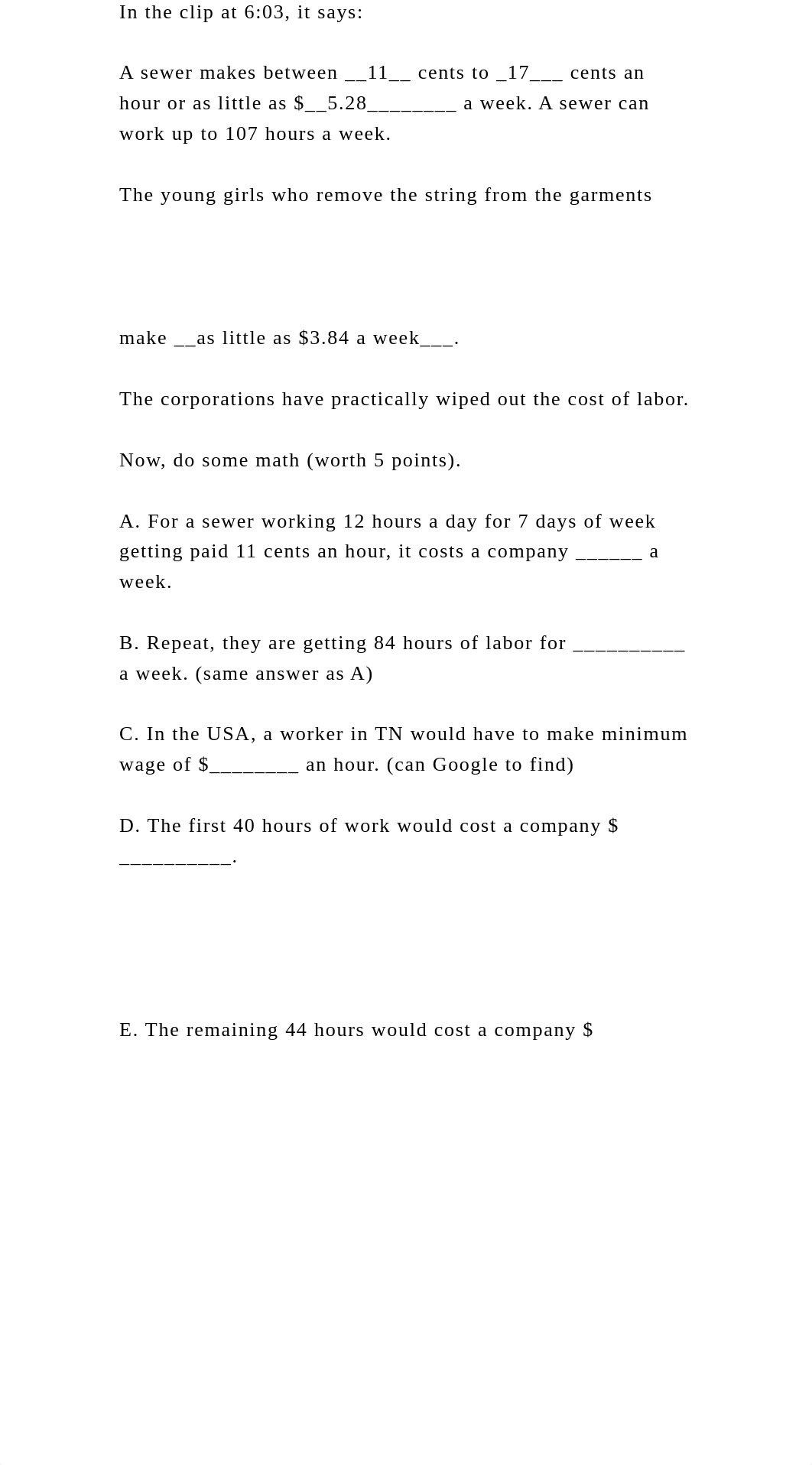 RULE OF THUMBIf a question is worth 10 points, then Im looking .docx_dgts2y770yc_page5