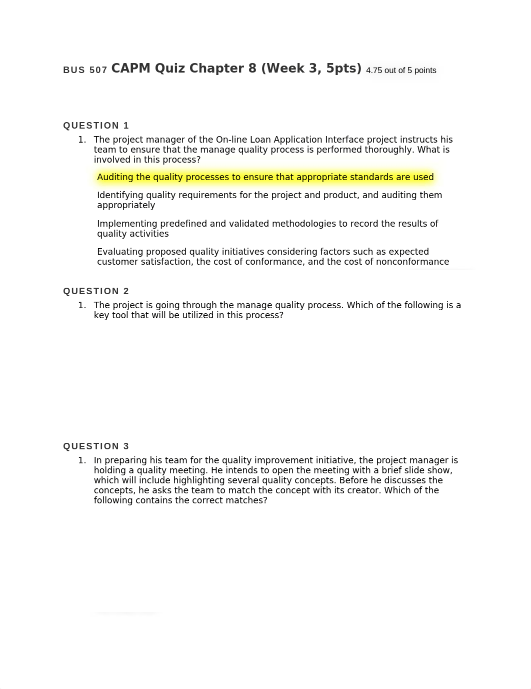 BUS 507 CAPM Quiz Chapter 8 Week 3.docx_dgtuonxxsqn_page1