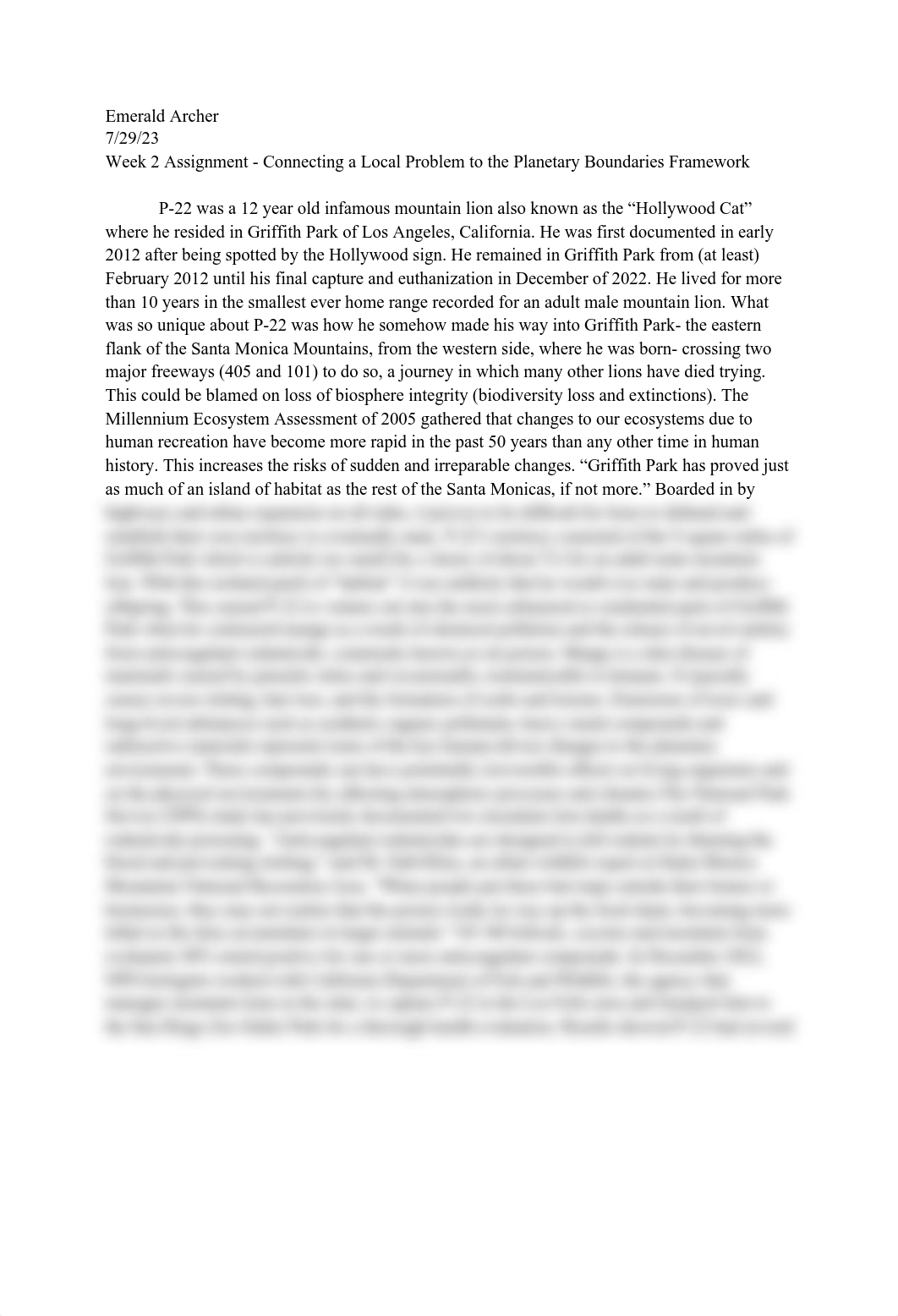 Week 2 Assignment - Connecting a Local Problem to the Planetary Boundaries Framework (2).pdf_dgtvmalj53r_page1