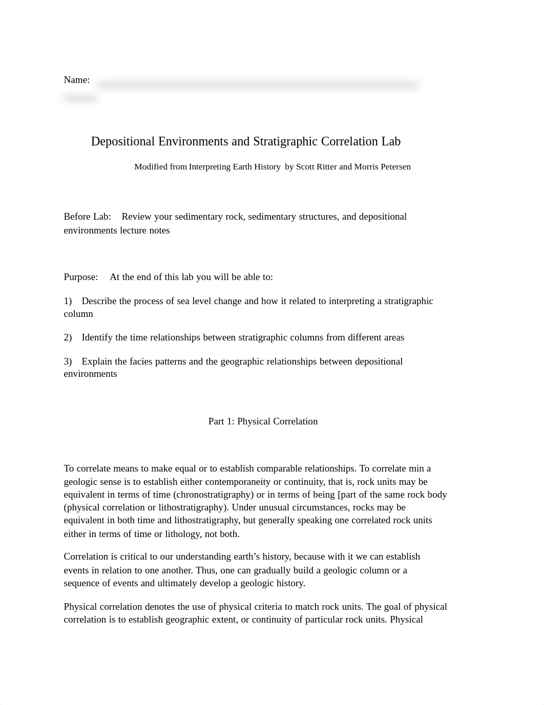 _G-340 Lab 4 - Depositional Environments and Stratigraphic Correlation.pdf_dgtzih094rx_page1