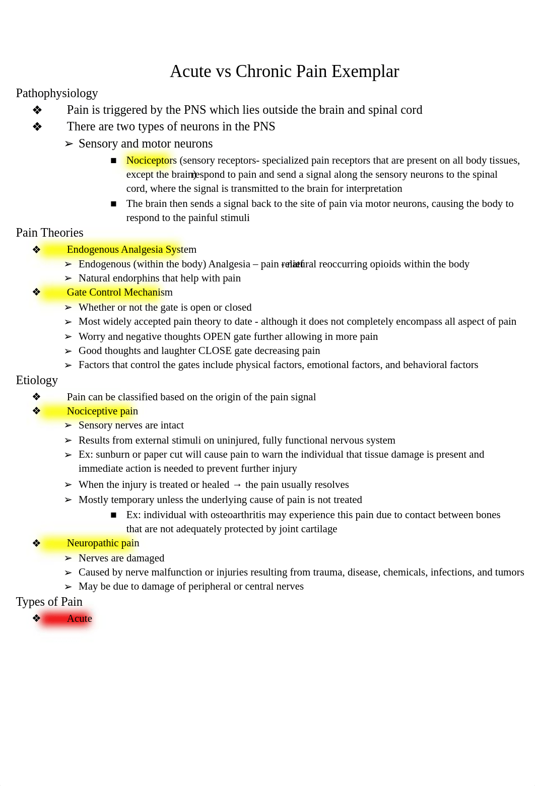 Module 3 Comfort Exemplar Acute vs Chronic Pain.docx_dguay7hf1ff_page1