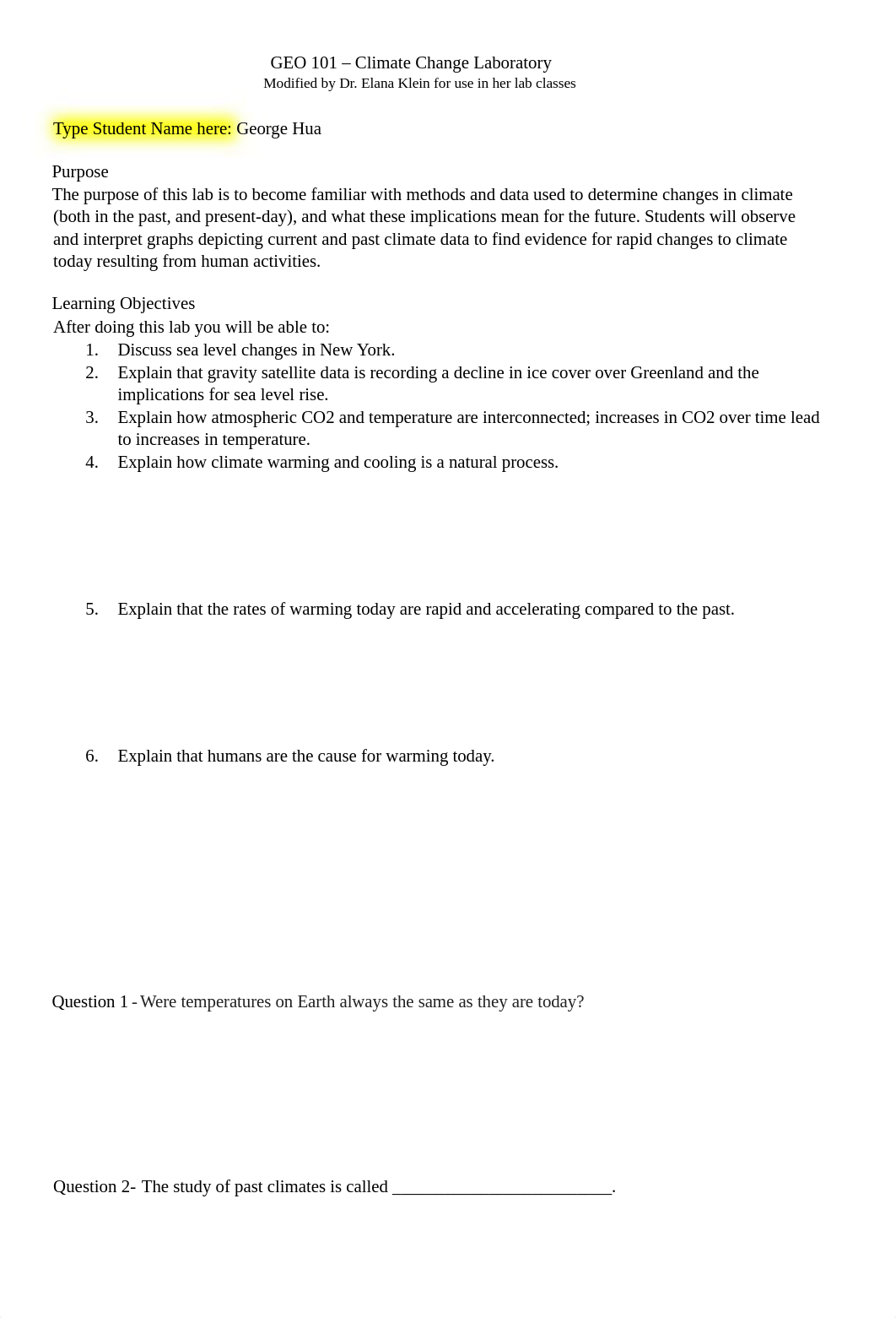 George Hua GE101 Climate Change Lab KLEIN spring 2021.docx_dguc2hrjms2_page1