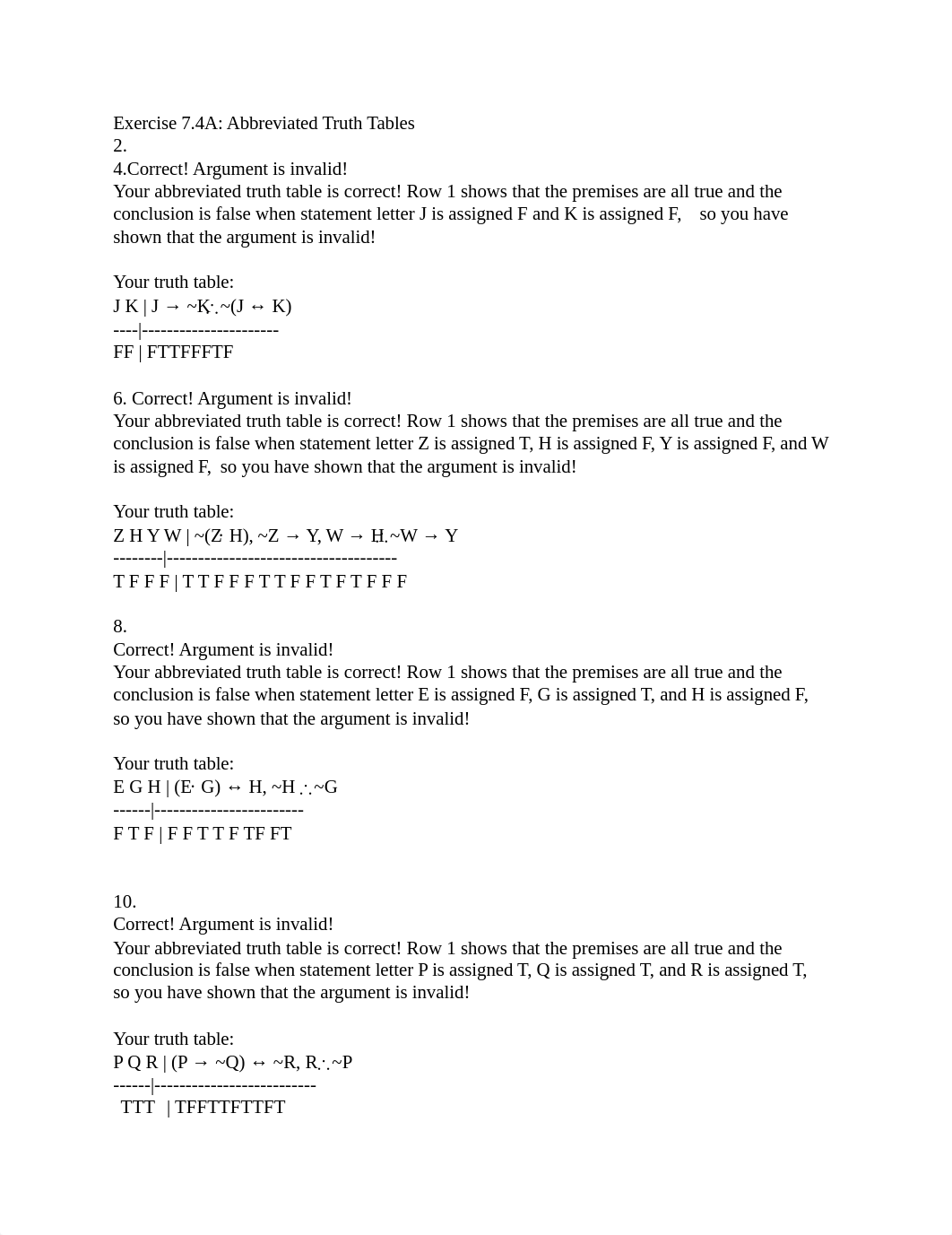 7.4 Exercise Abbreviated Truth Tables.docx_dgufqrbc97p_page1