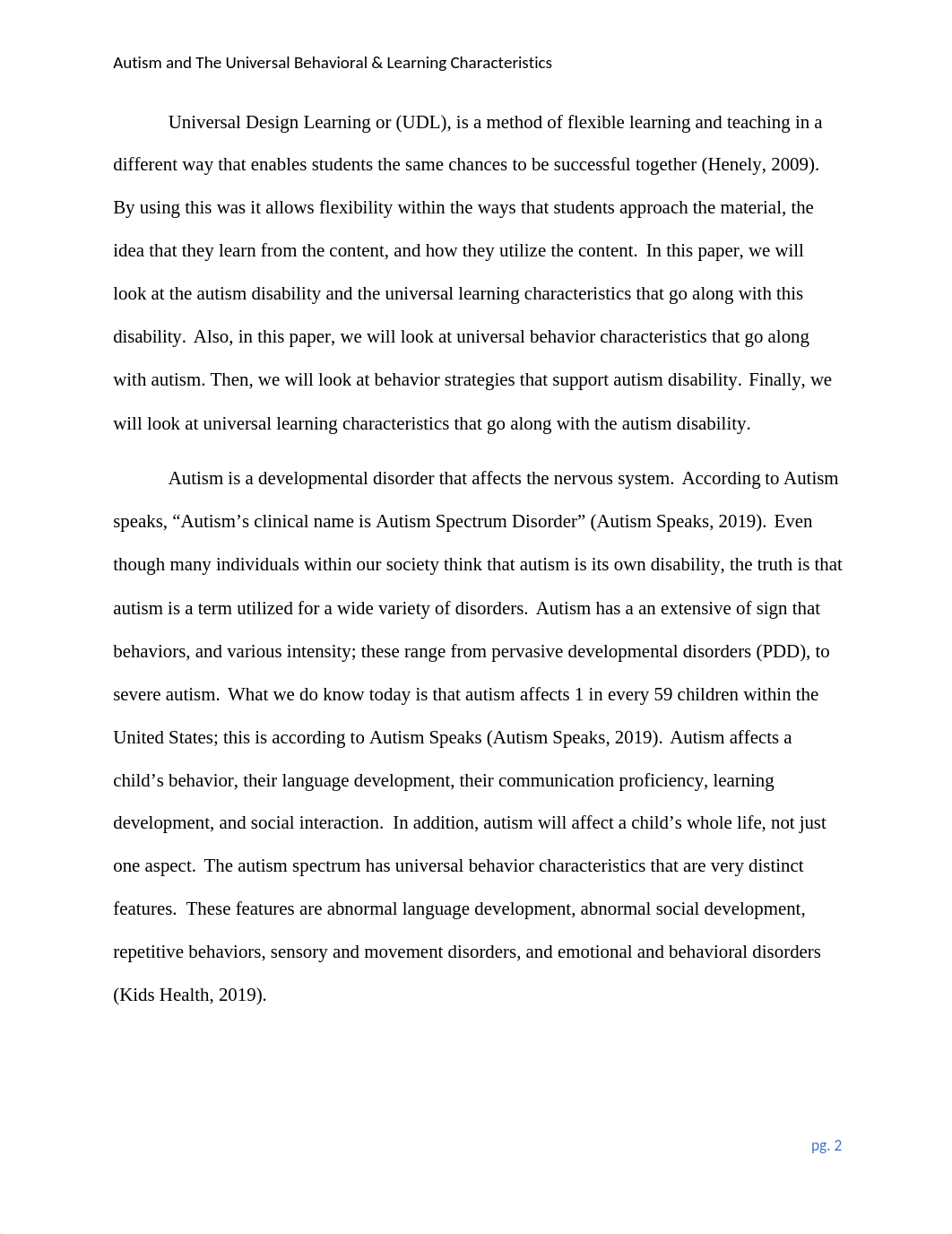 Autism and The Characteristics of Behavior and Learning Developemnt.docx_dgumst1um2n_page2